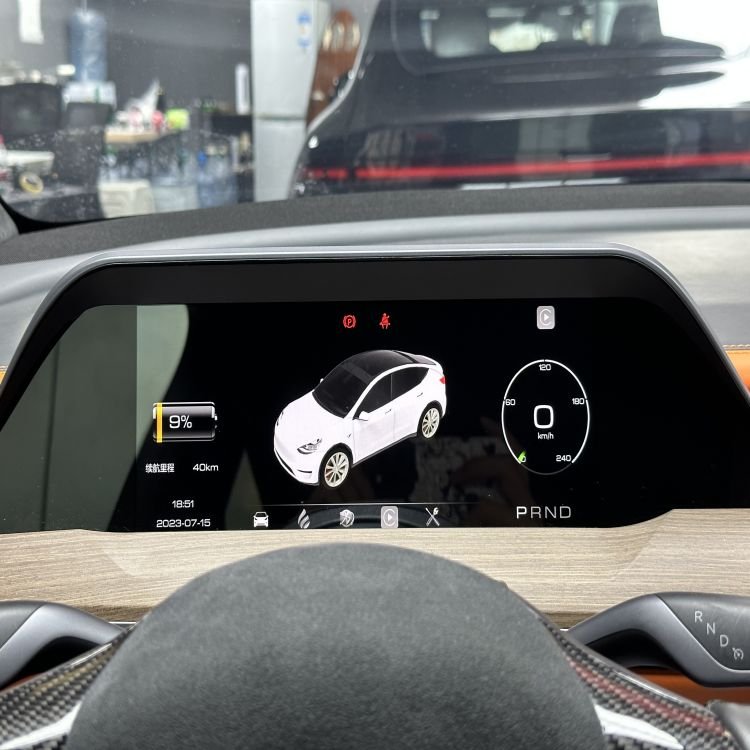 Fit to Tesla style touch screen model y digital cluster display 10.25 inch with Carplay Car Dvd Player for tesla model 3 display