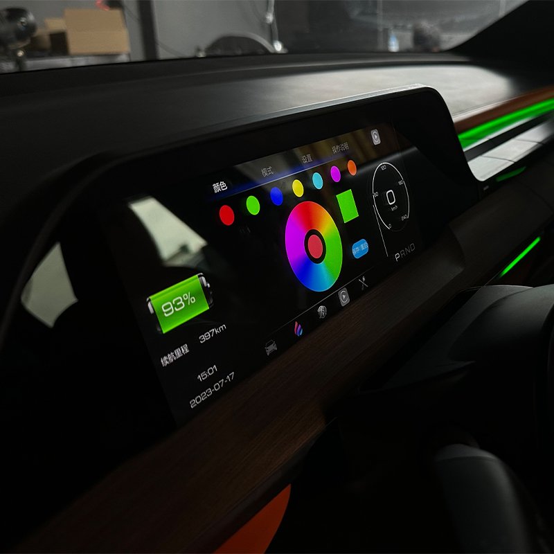 Fit to Tesla style touch screen model y digital cluster display 10.25 inch with Carplay Car Dvd Player for tesla model 3 display
