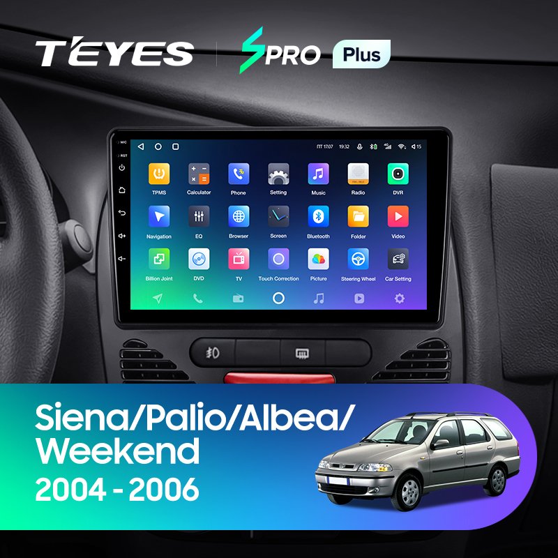 TEYES SPRO PLUS Car DVD Player For Fiat Siena Palio Albea Weekend 2004 - 2006 F1 F2 Auto Electronics Car Radio Car DVD Player