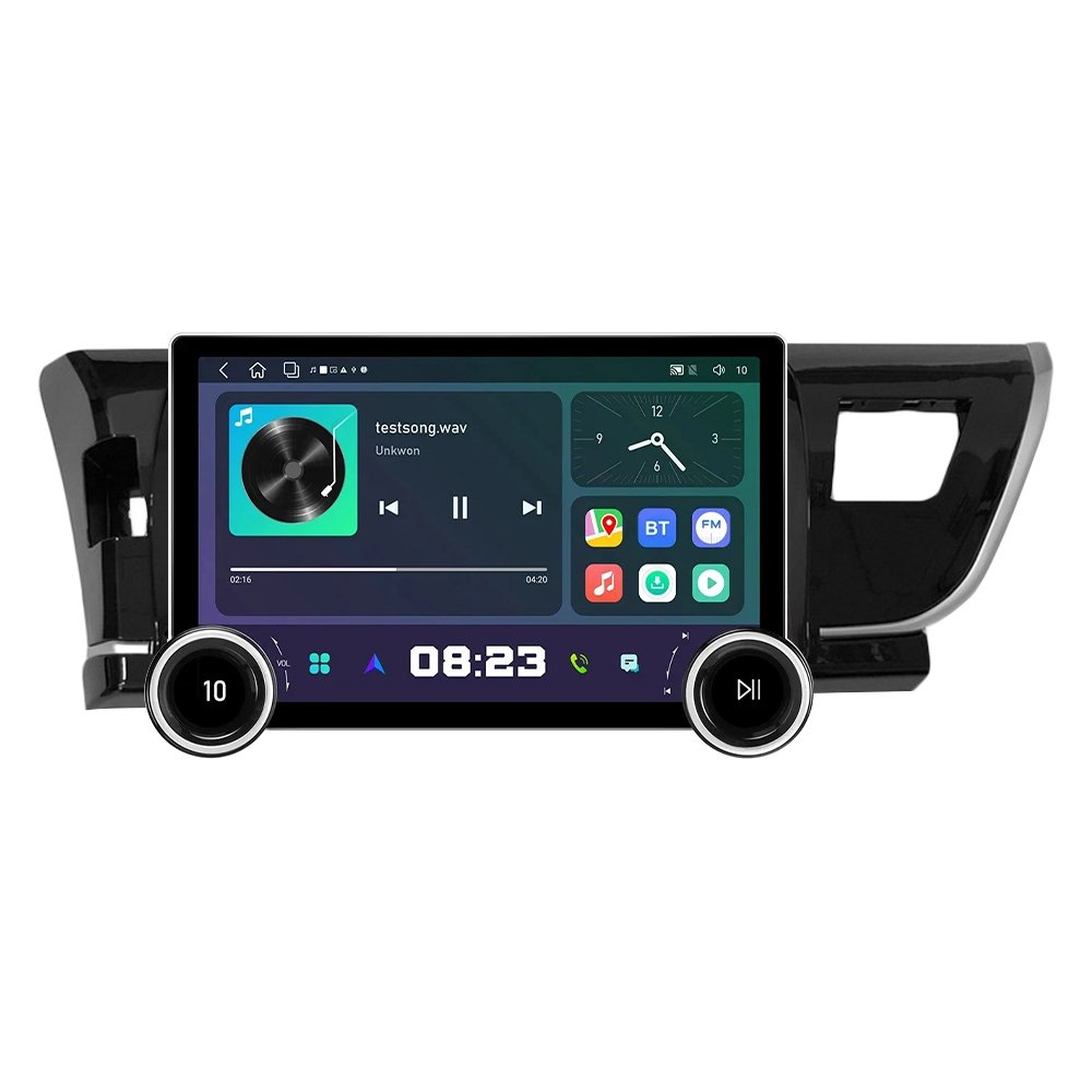 11.8Inch 2Din Android Car Radio For Toyota Corolla 2014-16 Taiwan 2K QLED Screen Car Stereo Car DVD Player Carplay Android Auto