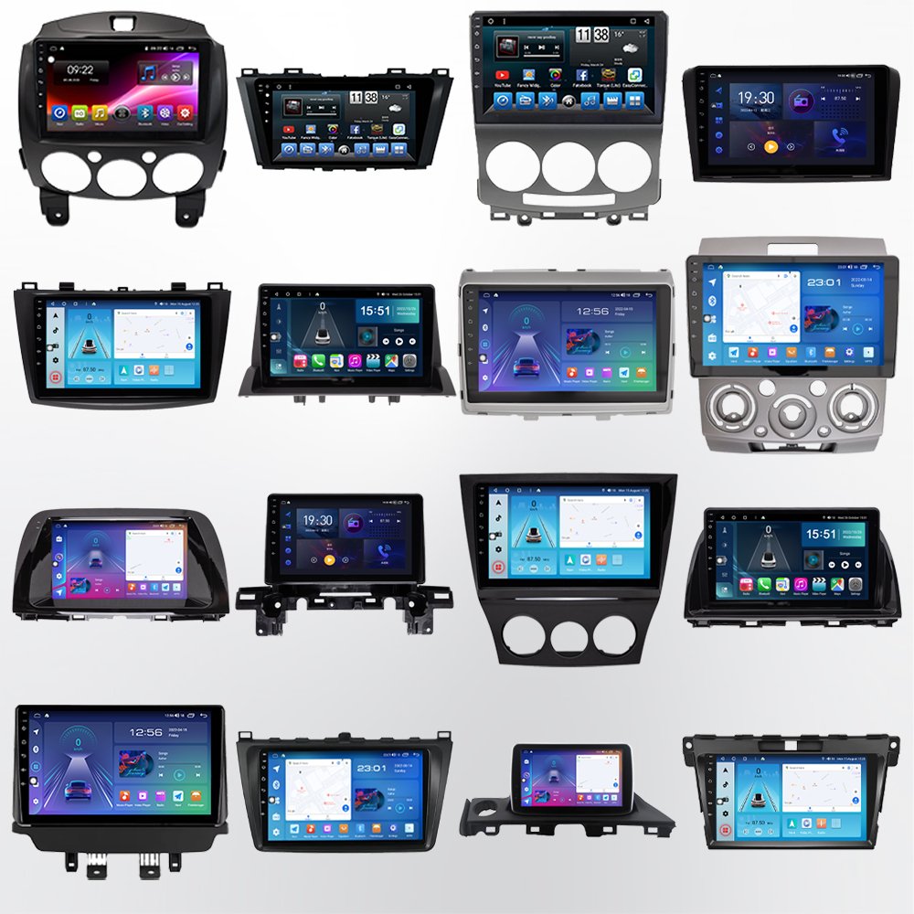 Android 12 Car Radio 9/10 Inch Car Stereo Touch Screen Carplay Car Multimedia Player for Mazda 3 5 CX5 Axela Biante Q50 9"