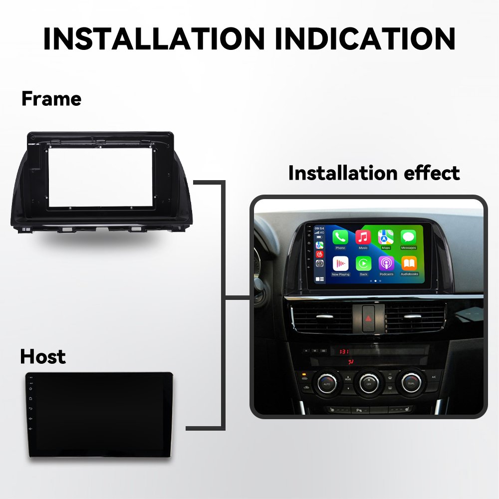 Android 12 Car Radio 9/10 Inch Car Stereo Touch Screen Carplay Car Multimedia Player for Mazda 3 5 CX5 Axela Biante Q50 9"