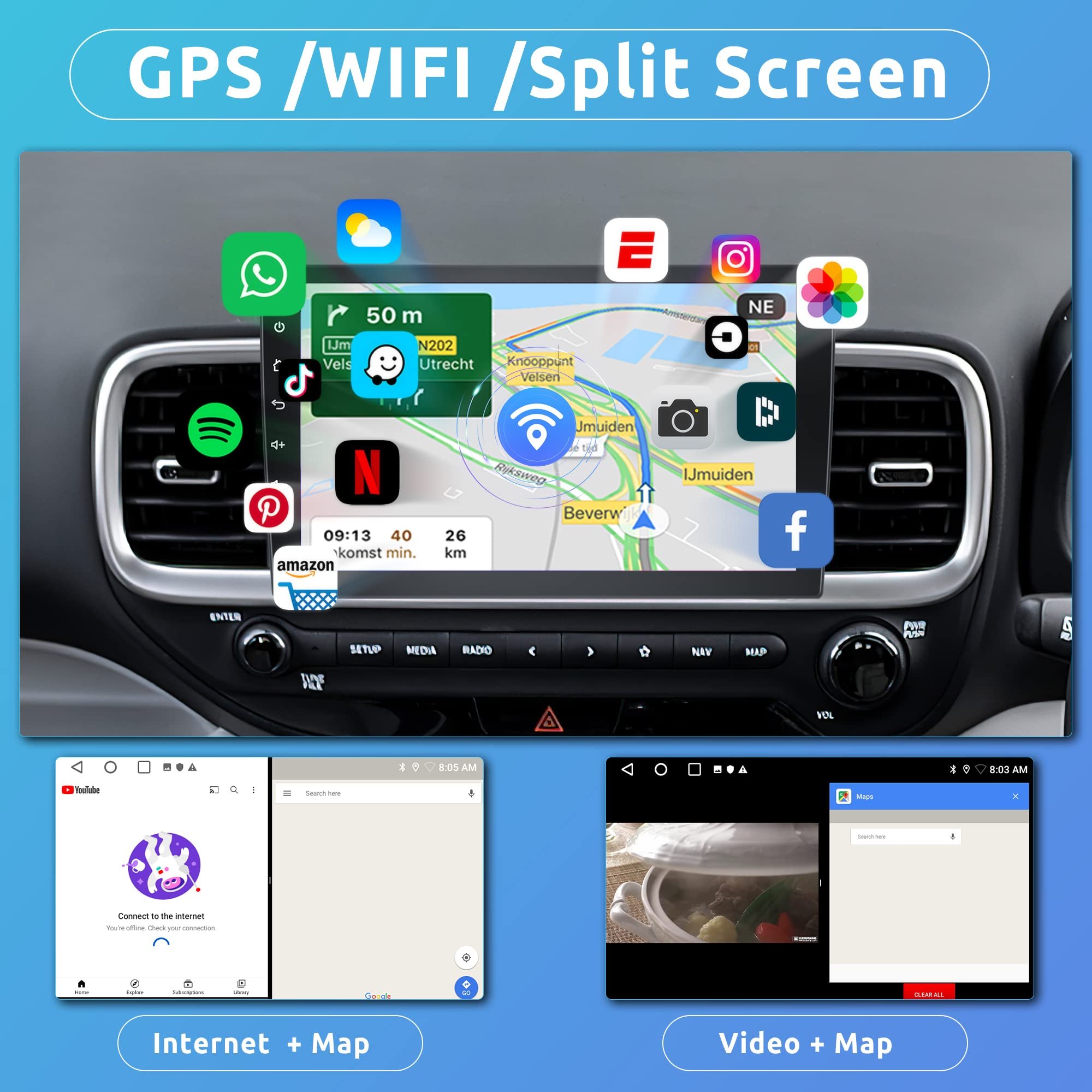 Android Car Screen 2+32GB carplay 2din android autoradio For opel astra h j g k astra j vectra c zafira b vivaro corsa c antara