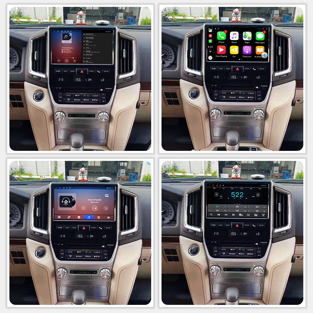 Penhui Car Radio for Toyota Land Cruiser 200 VX-R 2007-2021 DVD DSP player Android 10.0 CarPlay Android Auto screen