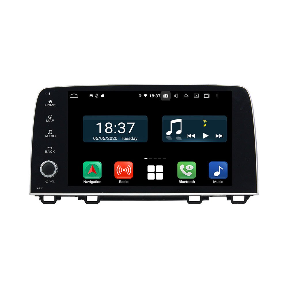 2 Din 8 Core Android 10.0 Car DVD Player GPS Navigation For Honda CRV 2017 2018 2019 Multimedia Player Auto Radio Head Unit RHD