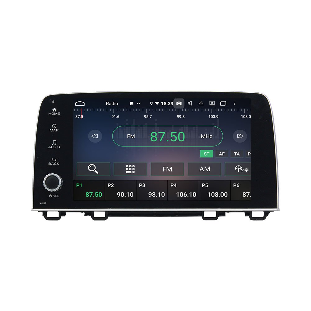 2 Din 8 Core Android 10.0 Car DVD Player GPS Navigation For Honda CRV 2017 2018 2019 Multimedia Player Auto Radio Head Unit RHD