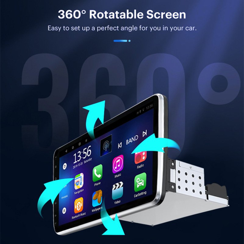 CareDrive 2Din Android 9 10 Inch 1+16 Gb 1024*600 Hd Touch Screen Rearview Camera Full Touch Screen Car Dvd Player