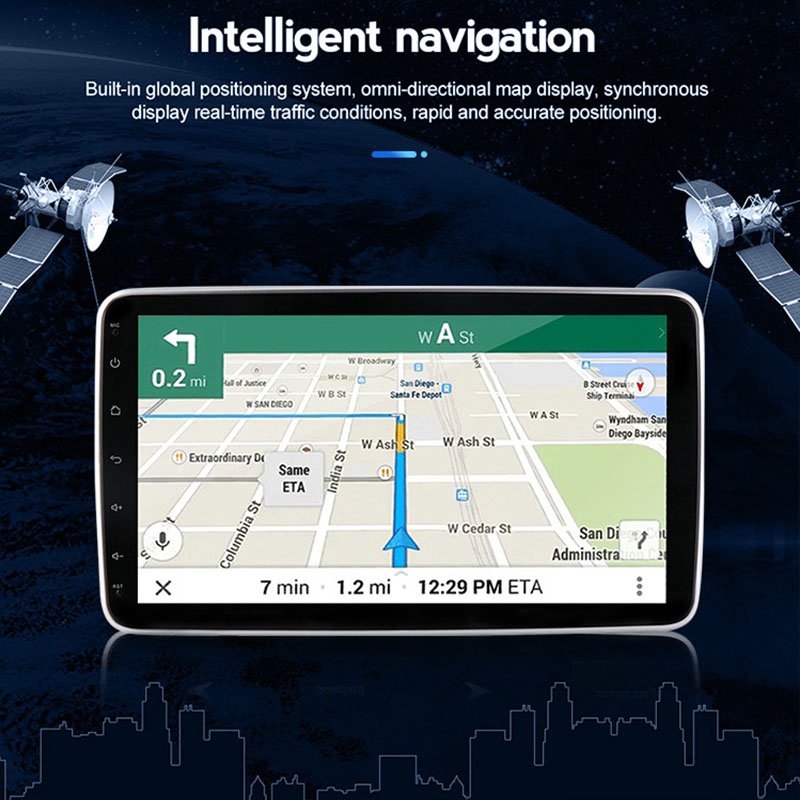 CareDrive 2Din Android 9 10 Inch 1+16 Gb 1024*600 Hd Touch Screen Rearview Camera Full Touch Screen Car Dvd Player