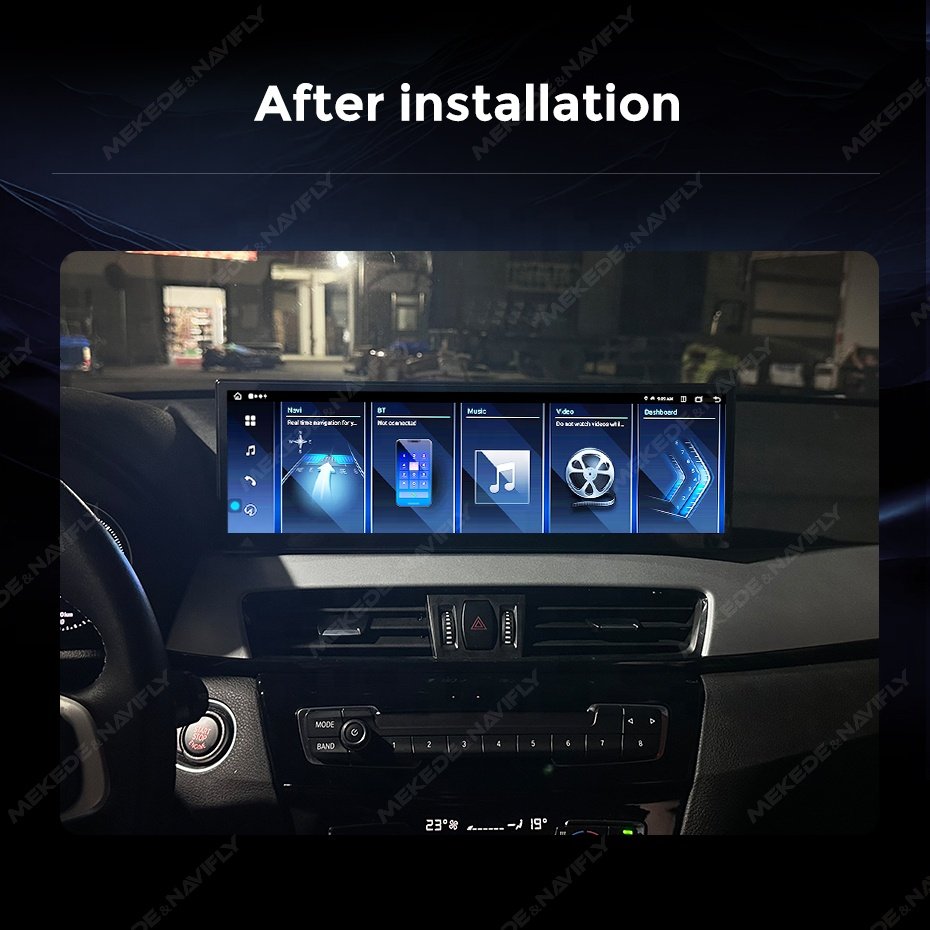 MEKEDE MNX 15INCH 3K OLED car dvd player GPS auto radio high quality BT 4G FM MAP play music DSP for BMW X1 F48 2016-2017