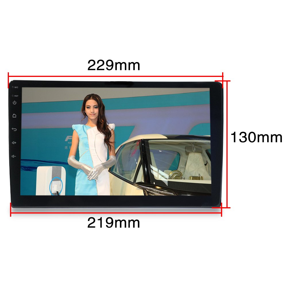 android 9 inch universal car dvd player capacitive FM radio gps car navigator