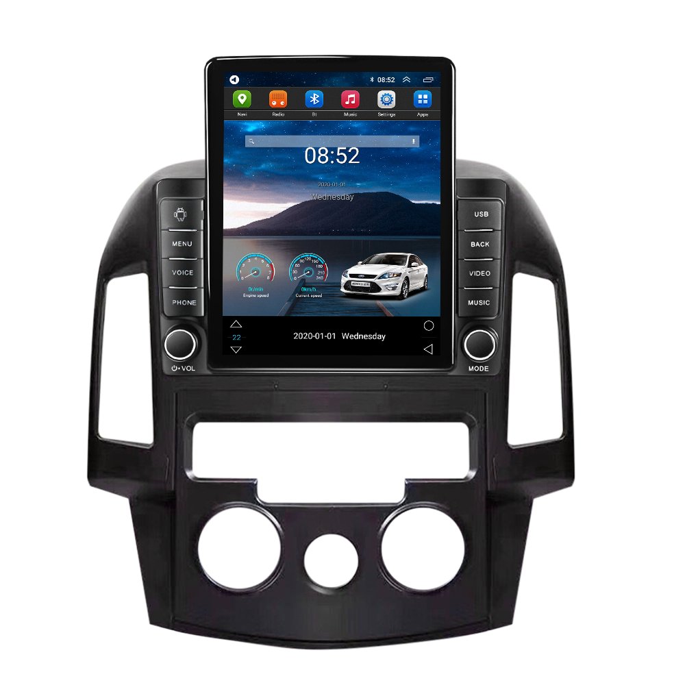 MEKEDE 8+128G BT RDS GPS IPS stereo android For Hyundai i30 2007-2012 360 camera car-play+auto key lights Car DVD Player