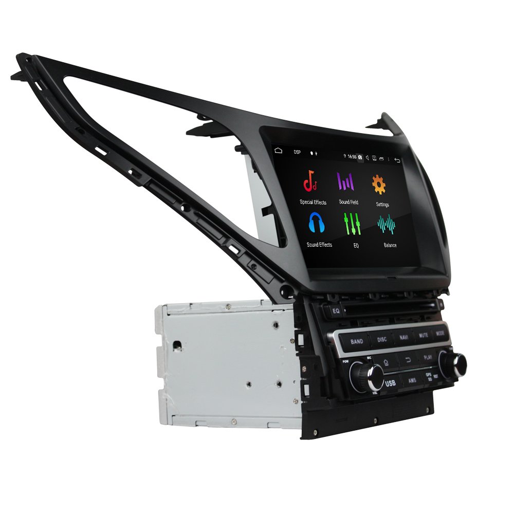Car DVD Player for AZERA 2015 Klyde Factory Android 10.0 Car stereo Touch Screen with Radio 8inch 1280*720IPS screen Carplay DSP
