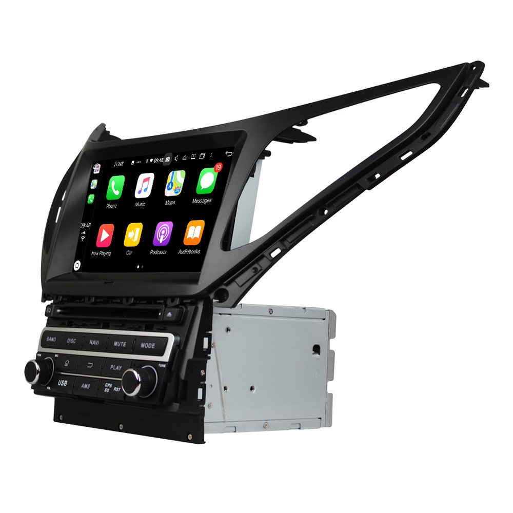 Car DVD Player for AZERA 2015 Klyde Factory Android 10.0 Car stereo Touch Screen with Radio 8inch 1280*720IPS screen Carplay DSP