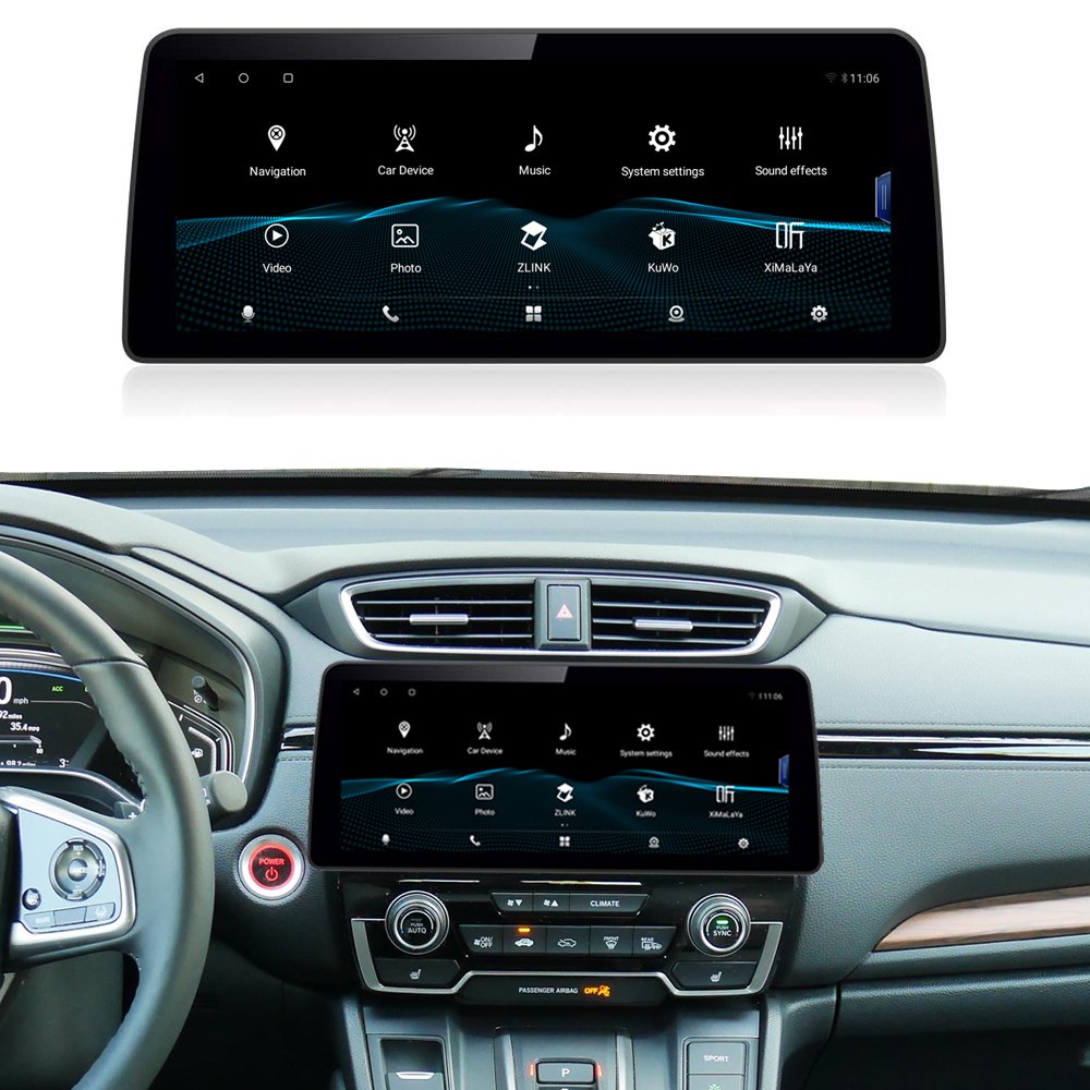 Road Top 12.3 inch Car Stereo GPS Navigation DVD Player Head Unit Android 10.0 Multimedia Screen For Honda CRV 2017-2022