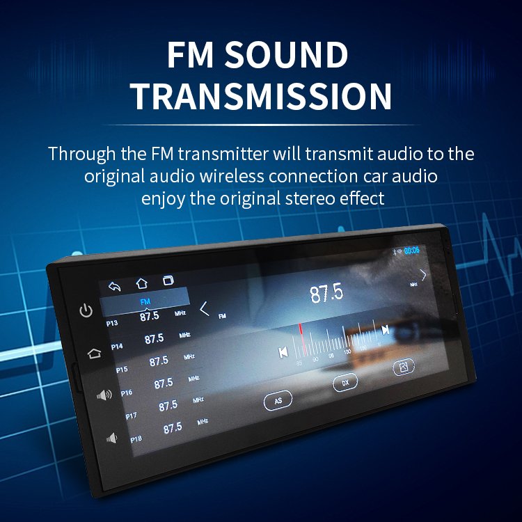 Android Stereo 1G+32G 8.0 system platform MP5/WIFI/BT/Music/GPS capacitive touch resolution 1280*480 IPS 6.86 'Car DVD Player