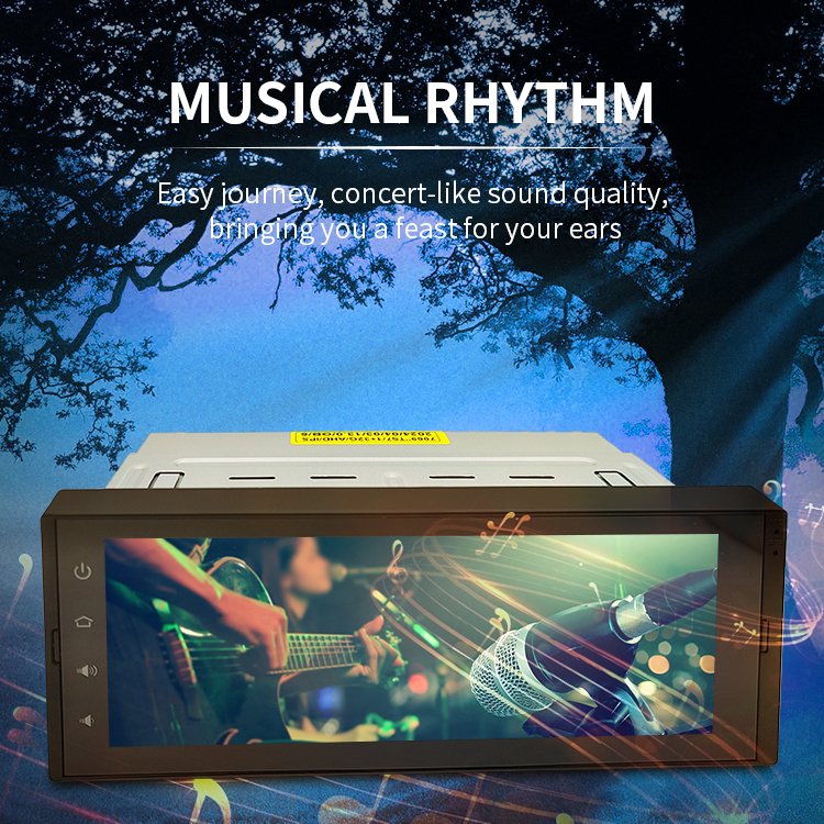 Android Stereo 1G+32G 8.0 system platform MP5/WIFI/BT/Music/GPS capacitive touch resolution 1280*480 IPS 6.86 'Car DVD Player