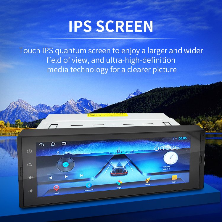 Android Stereo 1G+32G 8.0 system platform MP5/WIFI/BT/Music/GPS capacitive touch resolution 1280*480 IPS 6.86 'Car DVD Player