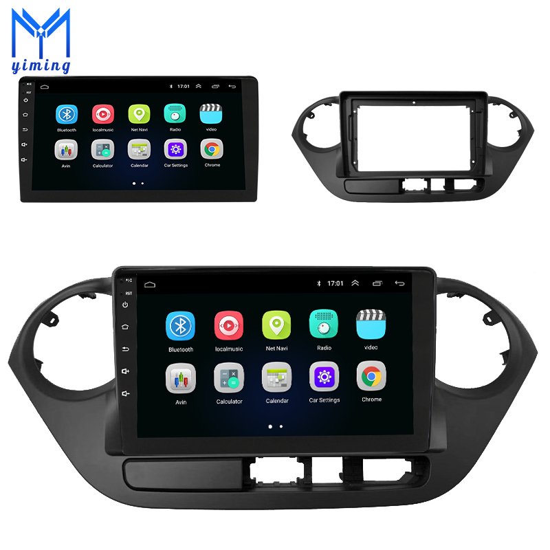 android 10.0 car dvd gps multimedia player For Hyundai i10 2013 2016 navigation radio audio player headunit left