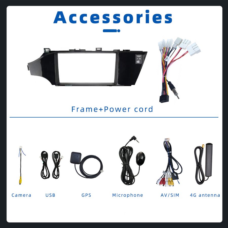 7870 Android OS 13.0 QLED 2K Auto Stereo Video Audio Player Headunit Car DVD Player For Toyota Avalon 2012-2018