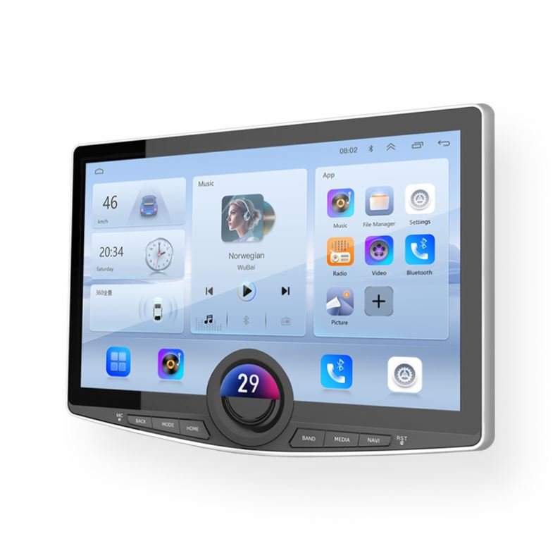 11.88" 2k Universal 2Din 9"Android Multimedia Car Dvd Player 4+64GB Bluetooth FM Radio DSP Audio Car Radio Stereo GPS Navigation