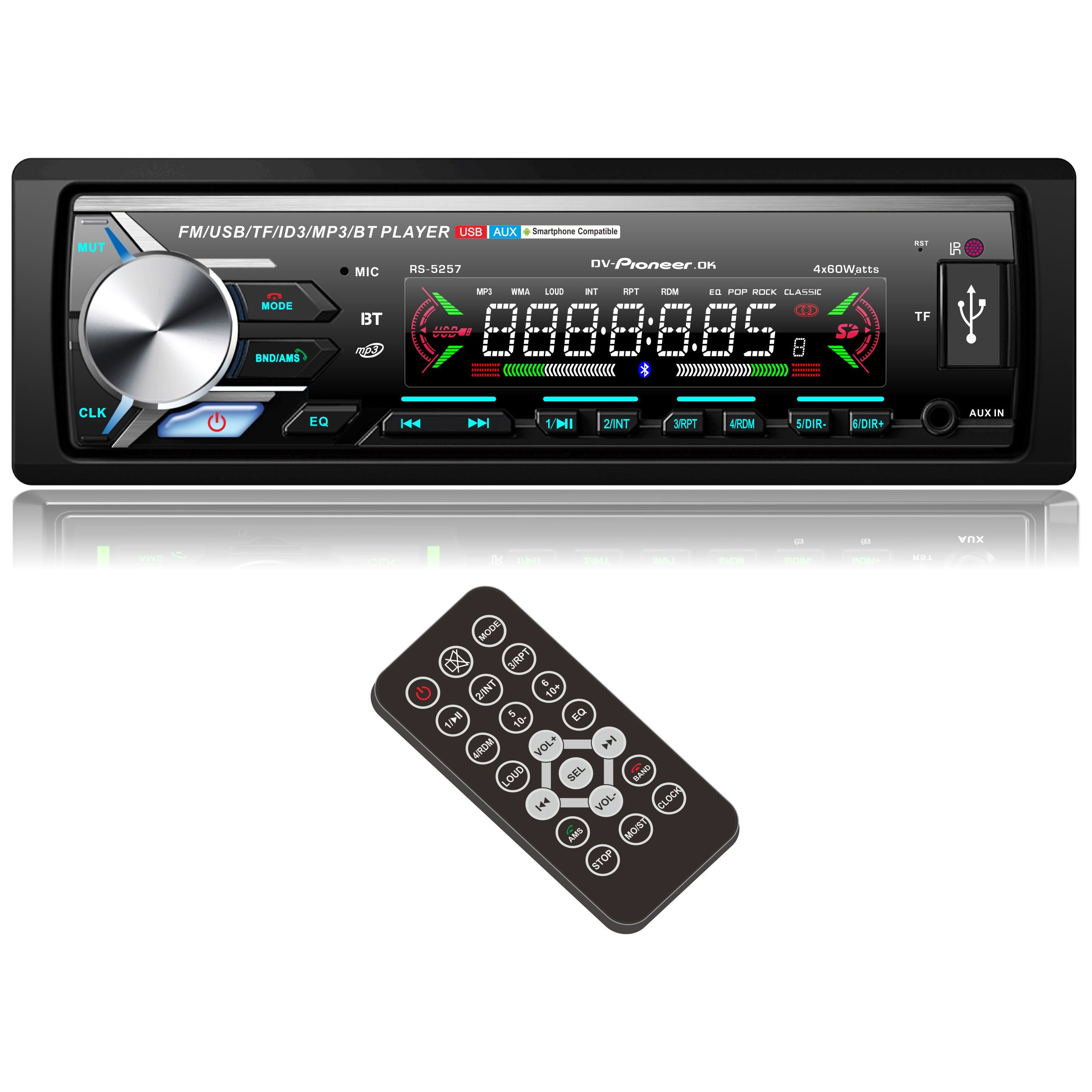 Single Din / 1 Din Fixed Panel Car DVD Player