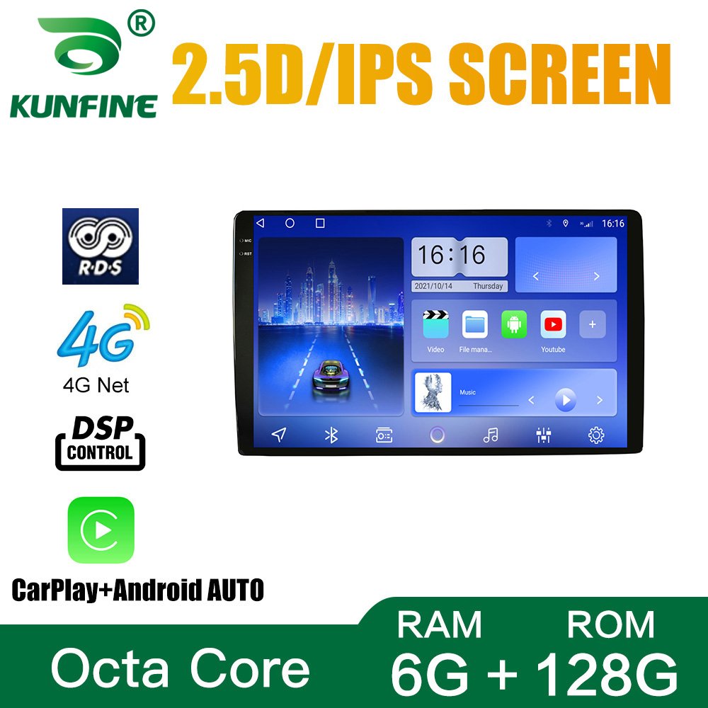10 Inch Car Radio Headunit Device Double 2Din Android Octa-Core Car Stereo DVD Player Touch Screen Carplay Android Auto