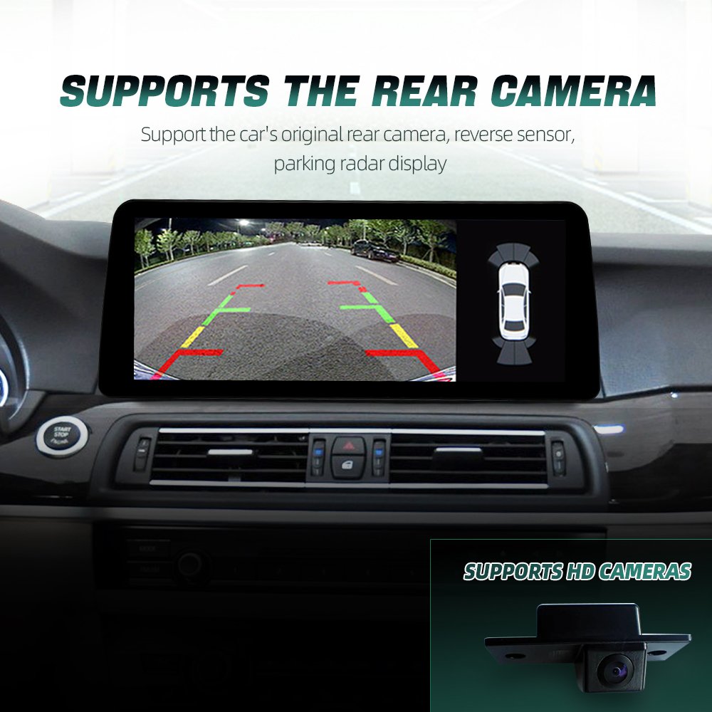 ZLH Android 13 12.3-Inch Touch Screen Carplay Auto Navigation Player For Bmw 5 Series F10 F11 Cic Nbt 2011 - 2017 Gps 4G Radio