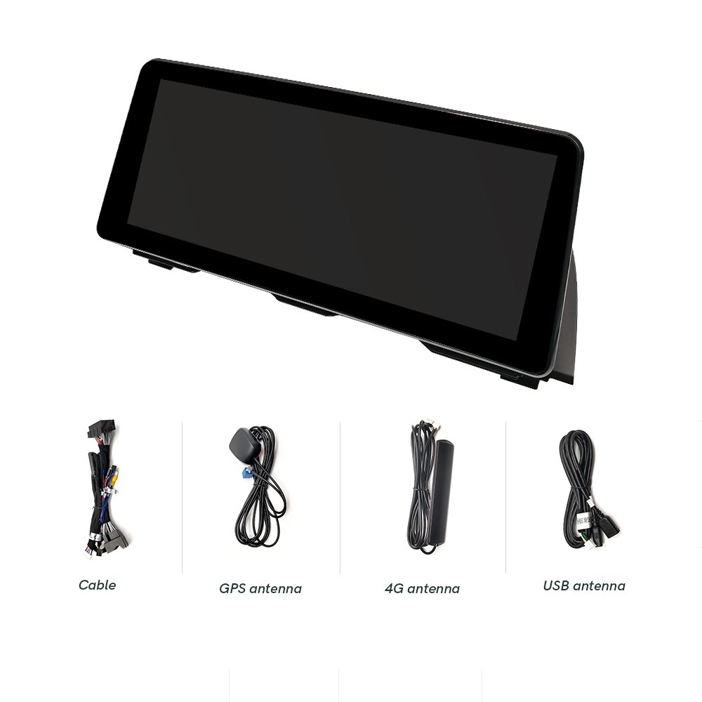 ZLH Android 13 12.3-Inch Touch Screen Carplay Auto Navigation Player For Bmw 5 Series F10 F11 Cic Nbt 2011 - 2017 Gps 4G Radio