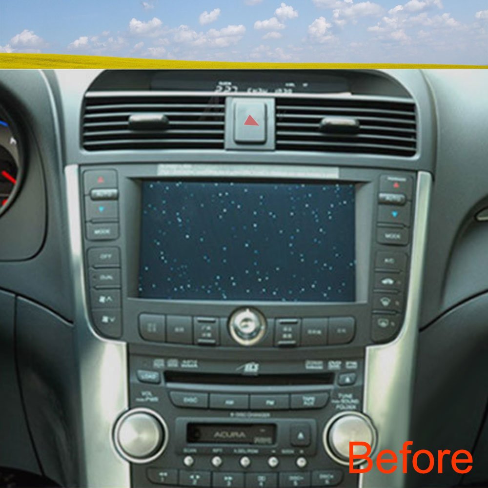 Tesla Vertical Screen Android 12 Car Radio Stereo GPS Navigation DSP Steering Wheel Compatible Acura TL 2004-2008 Touch