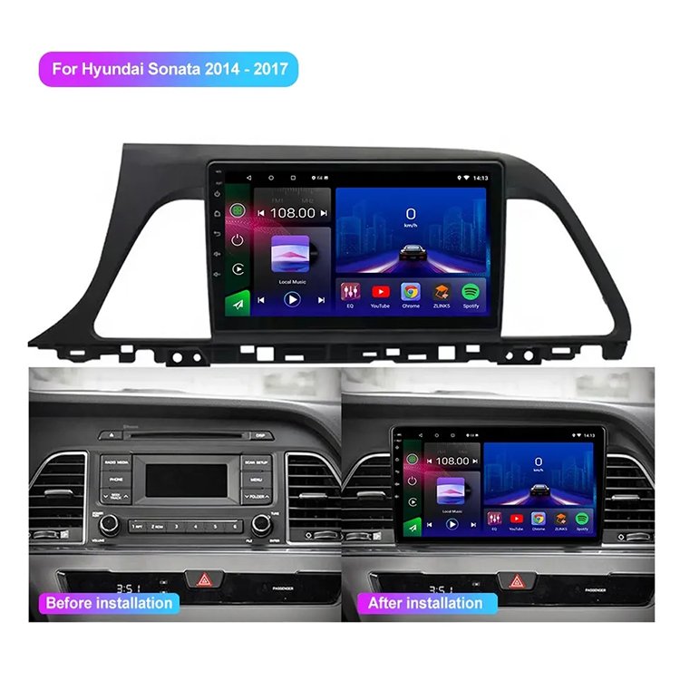9 Inch High Quality Stereo Android Auto Car Autoradio DVD Player For Hyundai Sonata 7 LF 9 2014-2017