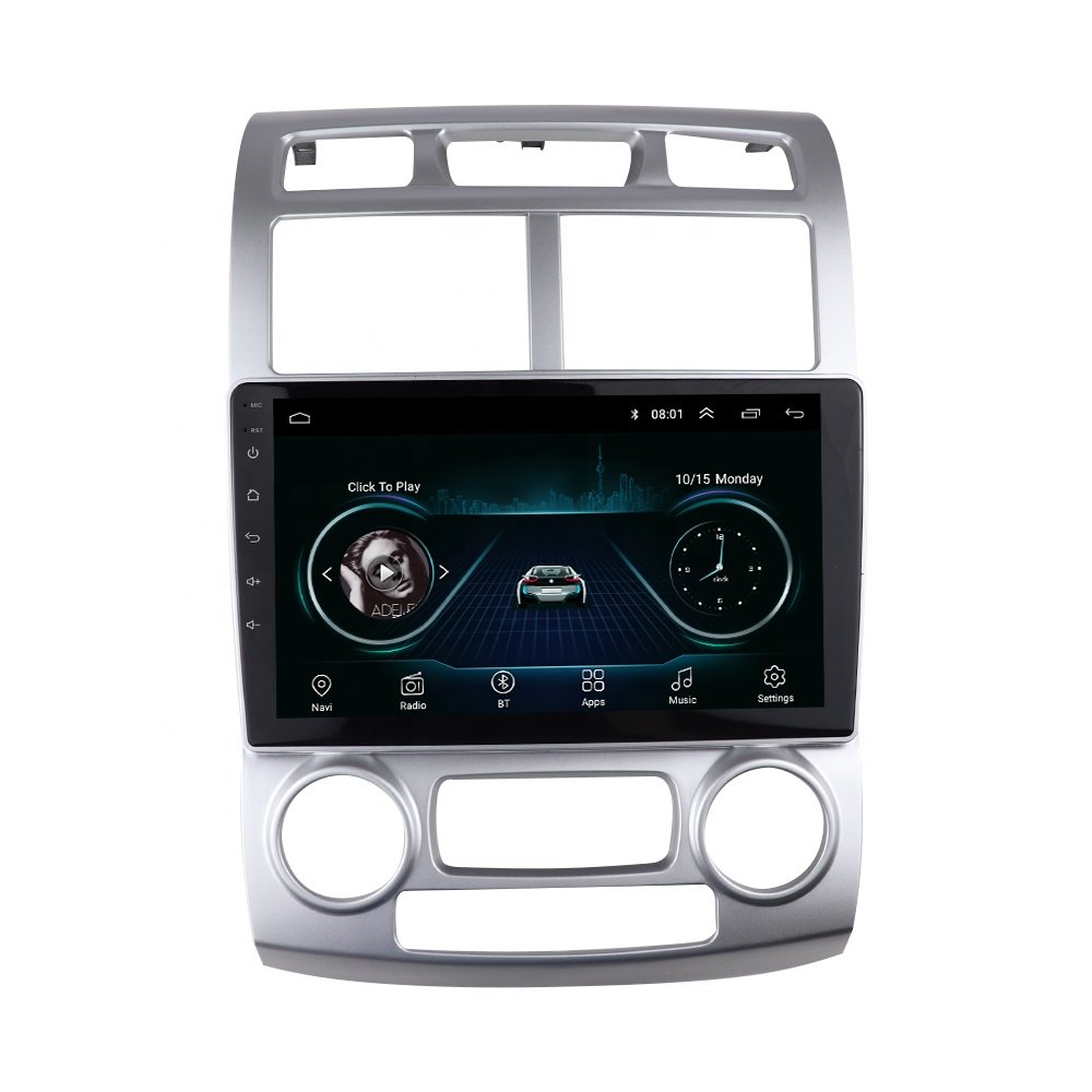 9 INCH Car Radio Fascia for KIA SPORTAGE 2005-2010 Stereo DVD Player Install Surround Trim Panel Kit Audio GPS Navigation Frame