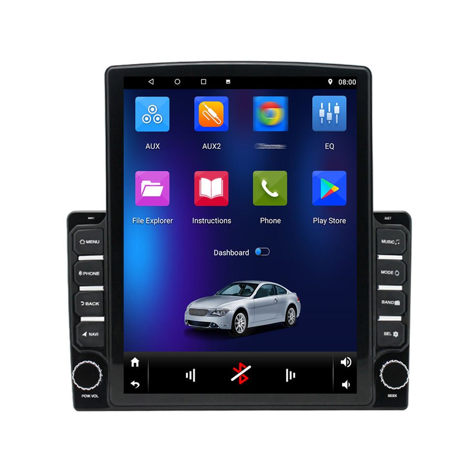 T-esla 9.7 Inch Double Din Car Stereo 2 Din Android Car Radio MP5 Player Autoradio Audio Car DVD Player navigation & gps Carplay