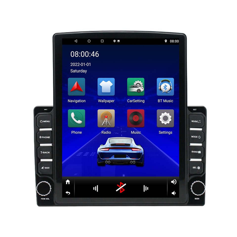 T-esla 9.7 Inch Double Din Car Stereo 2 Din Android Car Radio MP5 Player Autoradio Audio Car DVD Player navigation & gps Carplay