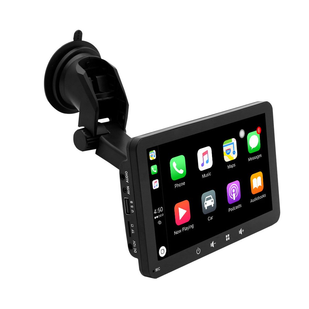portable mobile carplay screen 9 inch touch screen car radio ios carplay android auto wireleless link pnd mp5 player car screen