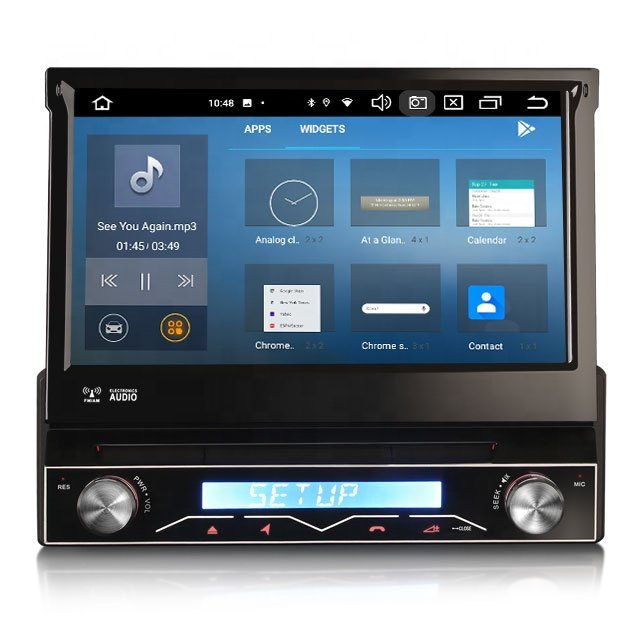 Cheap 7 inch 1 din universal ES8588U IPS Screen android Octa Core Car DVD Player gps