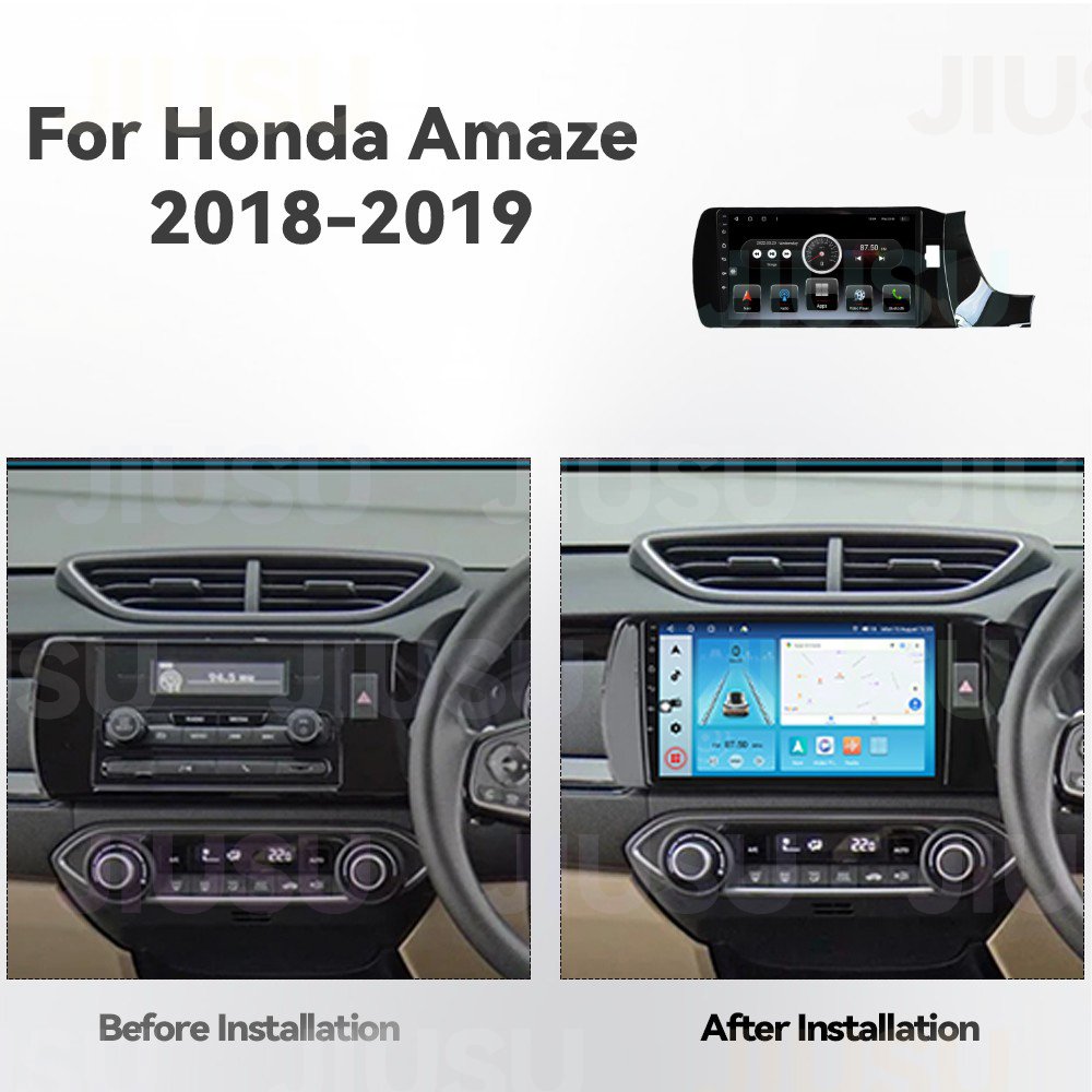 Android 12 Car DvD Player 9 inch Multimedia System Car Radio for Honda Amaze RHD 2018 2019 Car Stereo with carplay DSP DAB BT