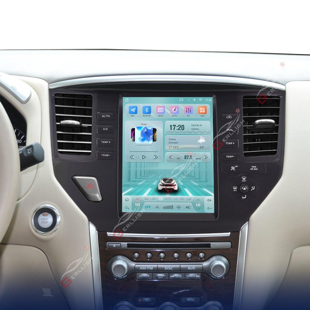 10.4"Vertical Tesla IPS Screen Android DSP Car Radio for Nissan Pathfinder R52 SL SV 2012-2020 GPS Navi Multimedia Stereo
