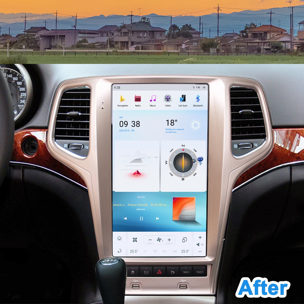 Car DVD Player For JEEP Grand Cherokee 2014- 2020 Android Car Radio 13.6 Inch 2din Carplay Auto Multimedia Player