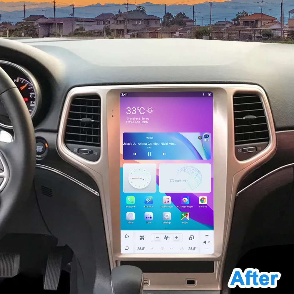 Car DVD Player For JEEP Grand Cherokee 2014- 2020 Android Car Radio 13.6 Inch 2din Carplay Auto Multimedia Player