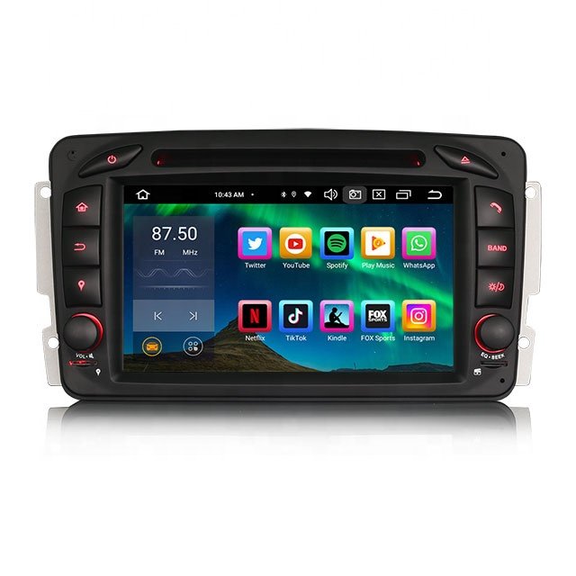 Erisin ES8563C 7 inch TPMS DAB DSP IPS Android 12.0 wireless CarPlay 4G Car Stereo for Mercedes Benz Viano Vito G-Class W463