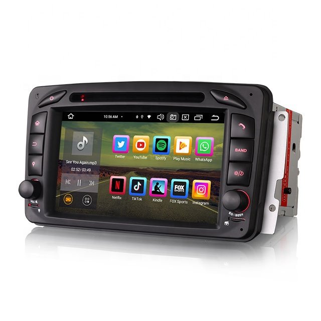 Erisin ES8563C 7 inch TPMS DAB DSP IPS Android 12.0 wireless CarPlay 4G Car Stereo for Mercedes Benz Viano Vito G-Class W463
