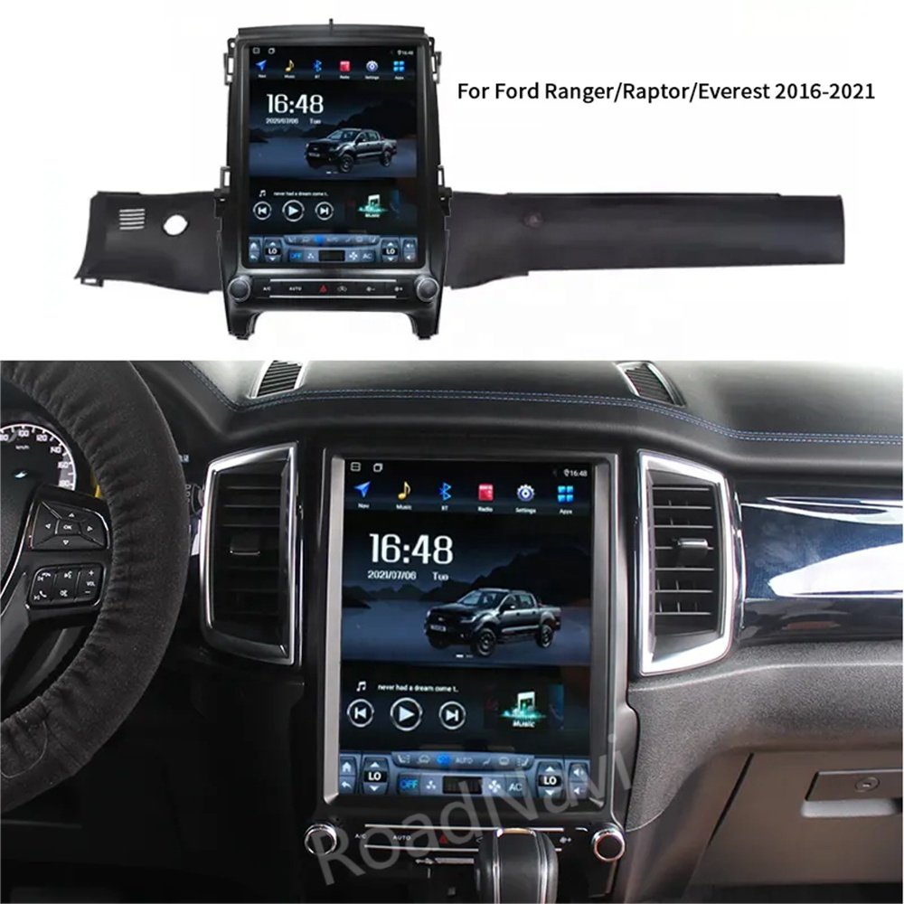 RoadNavi Android Car radio for Ford Ranger T6 Everest 2016-2021 Car Multimedia Player Wireless Carplay 4G 360