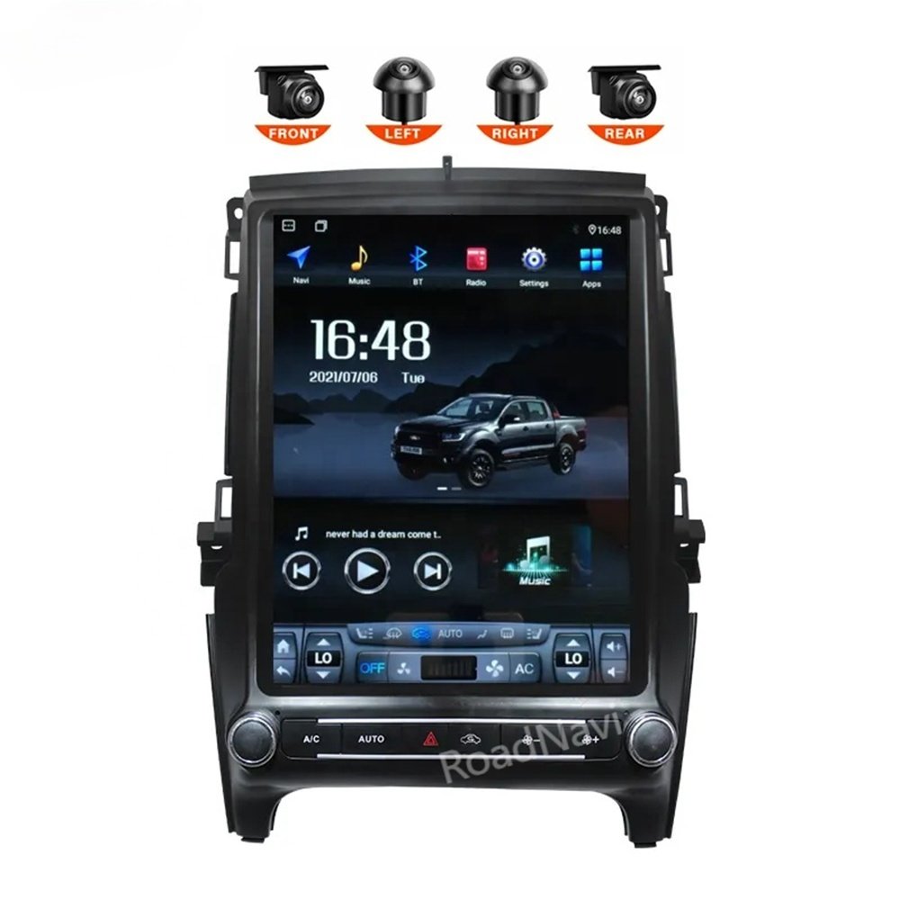 RoadNavi Android Car radio for Ford Ranger T6 Everest 2016-2021 Car Multimedia Player Wireless Carplay 4G 360