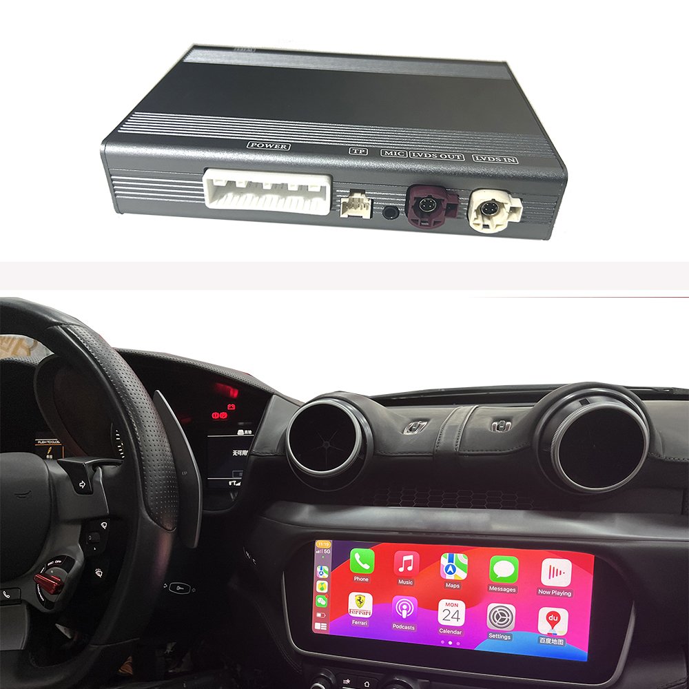 Wireless Apple CarPlay For Ferrari Portofino Car DVD Player Mirror Link AirPlay Radio Navigation Carplay Kits Android Auto