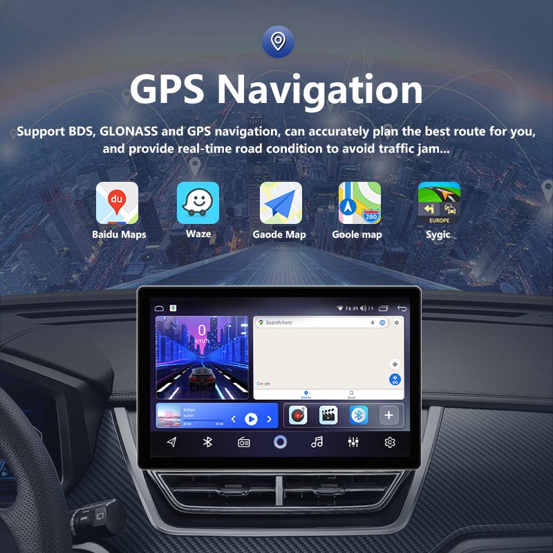 Factory 13 Inch N5 64GB Octa-Core GPS Navigation Stereo Android Audio Multimedia Touch Screen Car Auto Radio Carplay WIFI 4G