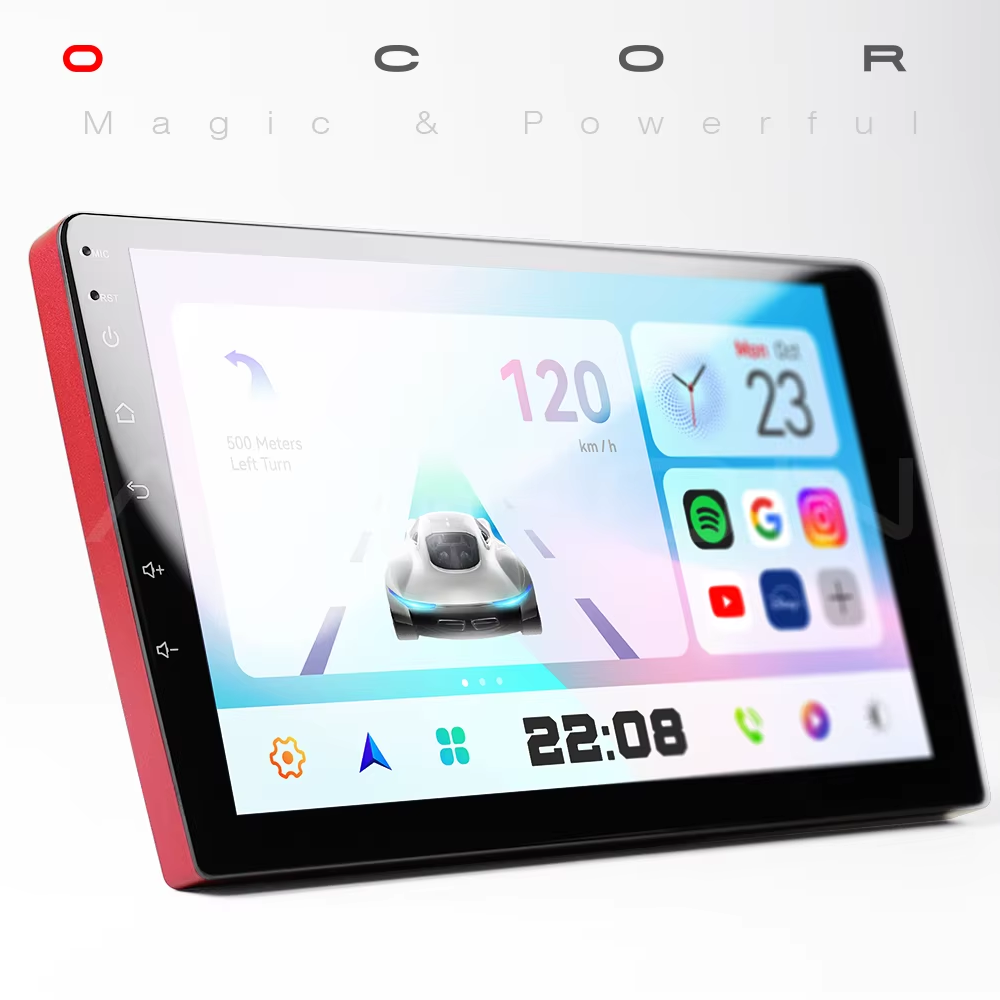Car LCD Screen Head Unit 10 " 10 Core Car DVD Player Android Carplay Car Radio Stereo Android Center Control WIFI GPS Multimedia