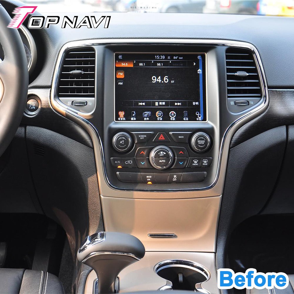 10.4inch Ts Series Android System Screen Car Radio For Tesla Style Jeep Grand Cherokee 2014 - 2019 BT Car DVD Player With BT GPS