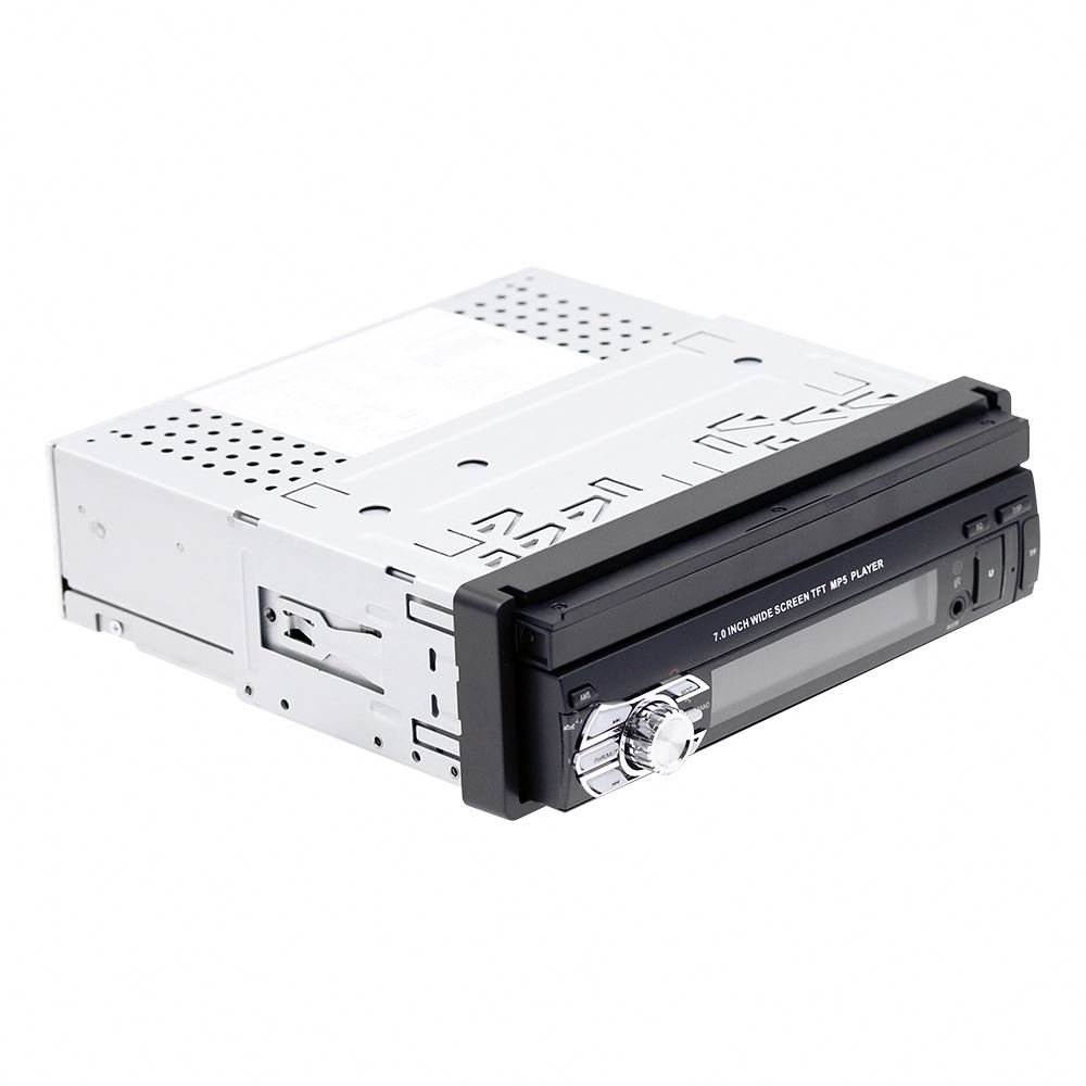 Car Dvd Player 7 Inch BT AUX TF Fm Transmitter Car Stereo Audio Mp5 Mp3 Multimedia Player Car Radio With Retractable Screen