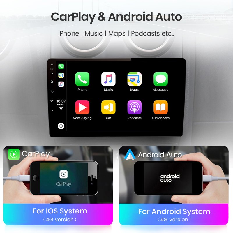 Junsun V1 Wireless Carplay 128GB Android Auto Car Radio For Toyota Corolla E130 E120 2000 - 2004 Multimedia Player GPS Autoradio