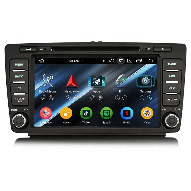 ES6726S Android 13.0 OS Car GPS for Skoda Octavia Rapid Spaceback Yeti Carplay Auto Radio Multimedia Car Dvd Player